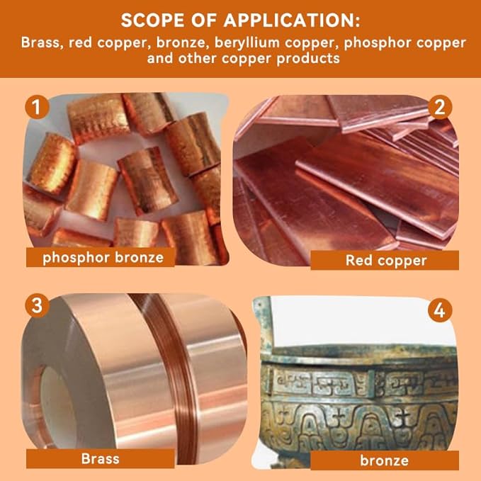 Copper Cleaner & Rust Remover & Polish - Suitable for Polishing, Cleaning, Restoring, and Brightening Copper Materials (1 kg)