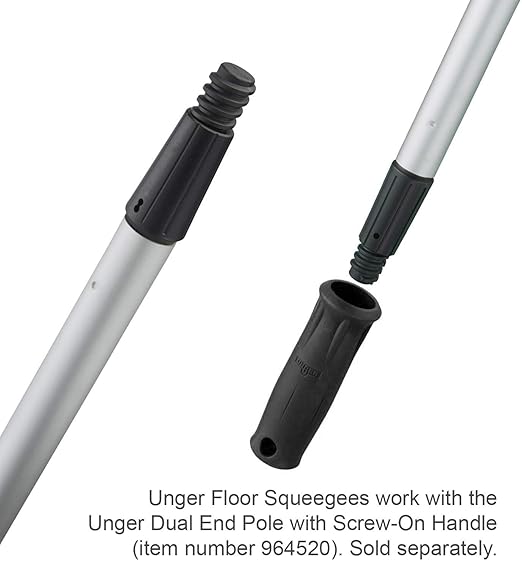 Unger Professional AquaDozer MAX Smooth Surface Curved Floor Squeegee, 24"