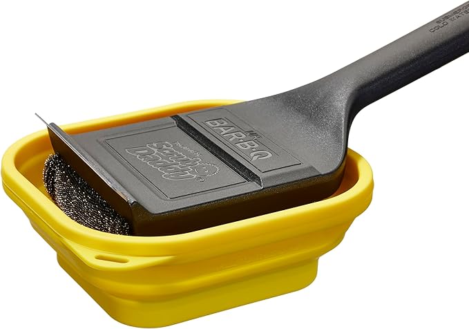 Mr. Bar-B-Q Bristle Free Grill Brush Plus Scrub Tub Bundle | Powered by Scrub Daddy