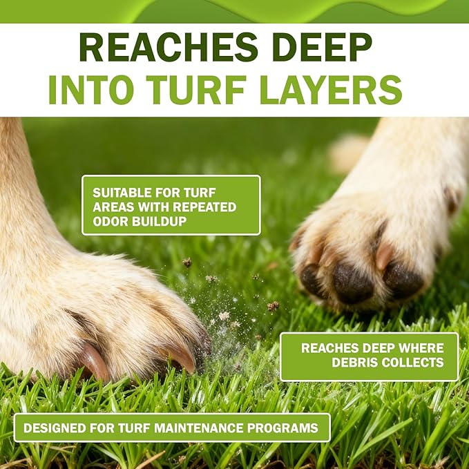 ProVetLogic Kennel & Turf Care- Floor Cleaner, Synthetic Pet Turf Cleaner, Deodorizer & Drain Maintainer- Gallon (Concentrated)