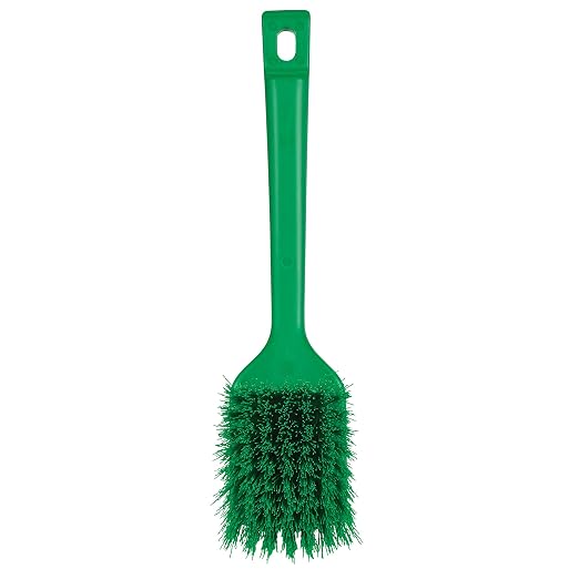 Remco - A Vikan Company ColorCore 12" Short Handle Scrubbing Brush, Stiff