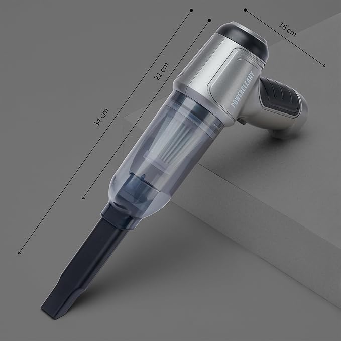 Cordless Handheld Car Vacuum Cleaner, High Suction Rechargeable Auto Vacuum, Portable Mini Vacuum for Car & Home, Small Vacuum Cleaner for Couch, Kitchen, Pet Hair, Wet Dry Use