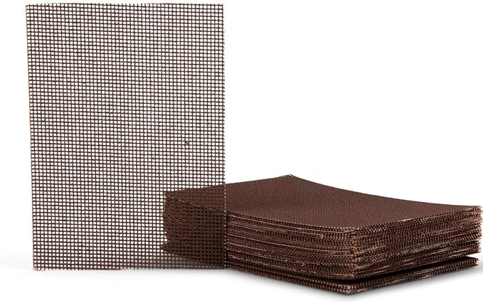 AmerCareRoyal Griddle Cleaning Screens - Pre-Treated Abrasive Mesh Pads for Flat Top Grill Maintenance - Enhances Food Taste, Grill Accessories, Pack of 400