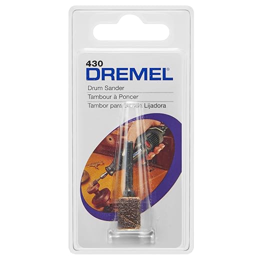 Dremel 430 1/4 Inch Drum Sanding Mandrel (Pack of 2)
