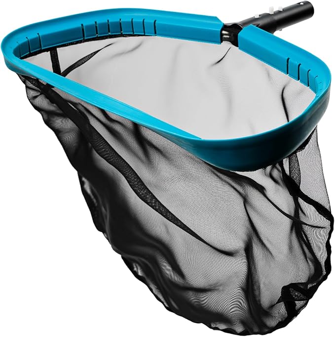 POOLWHALE Pool Skimmer Net with 15ft Telescopic Pool Pole