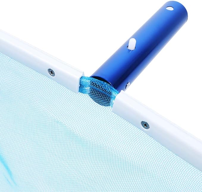 Pool Skimmer Net, Swimming Pool Leaf Skimmer Fine Mesh Net Skimmer Cleaner Pond Pool Accessories Pool Net for Cleaned Effortlessly