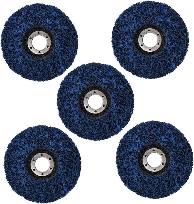 5Pcs 4-1/2" x 7/8" Strip&Clean Discs for Angle Grinders