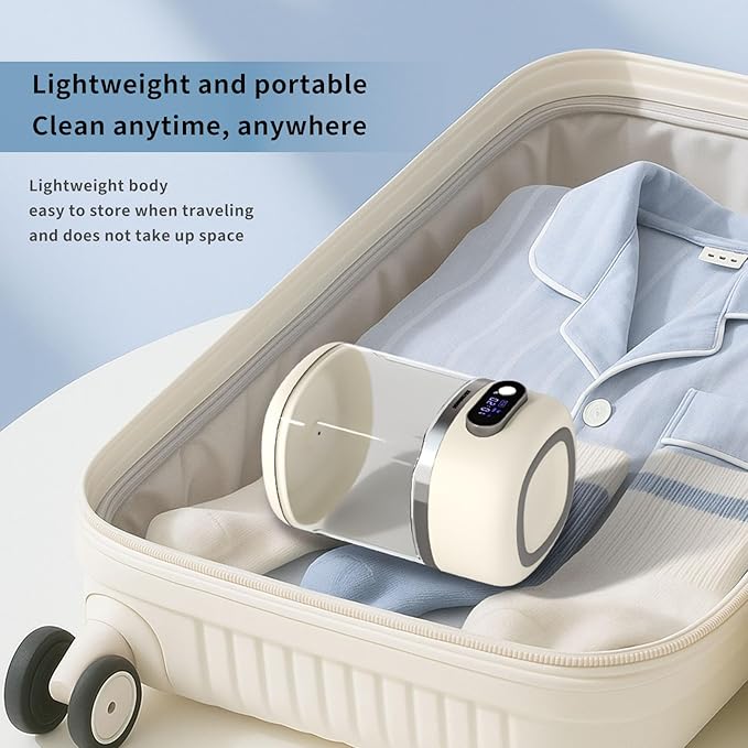 Retainer cleaner and portable washing machine