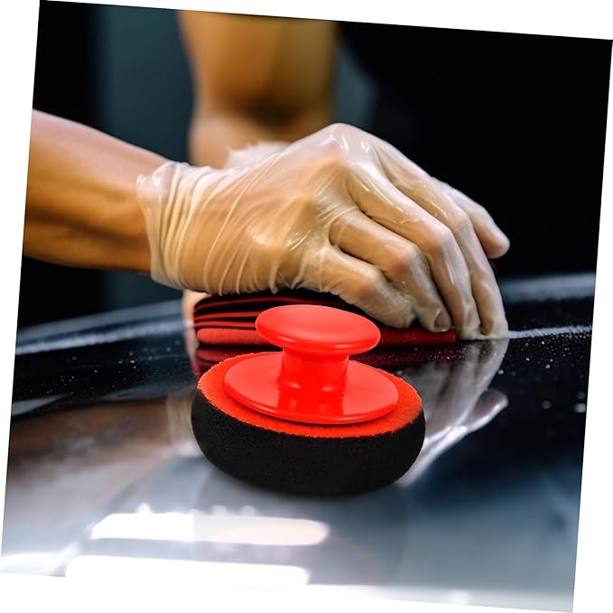 Mobestech Sponges Car Waxing Sponge Detail Polishing Pads for Car Wax Applicator
