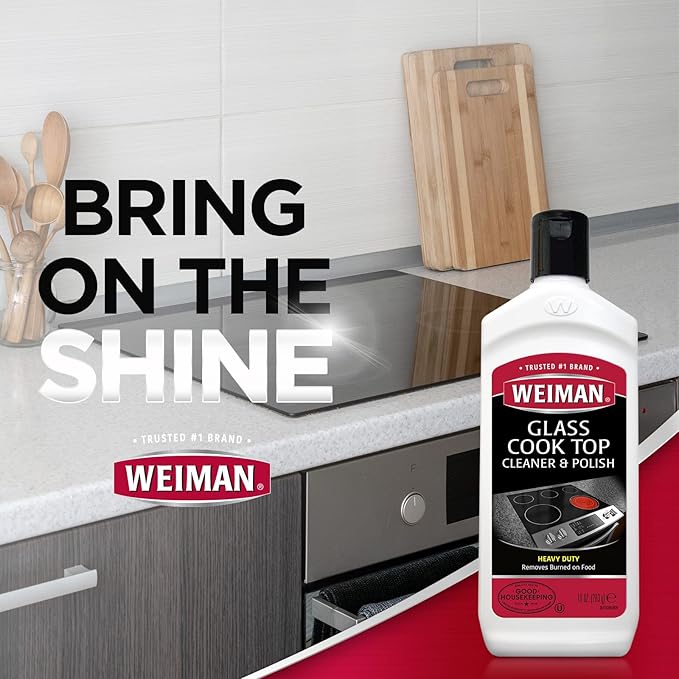 Weiman Cooktop Cleaner and Polish 10 Ounce 2 Pack