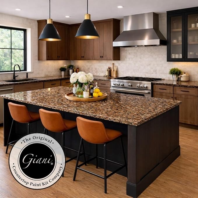 Giani Granite Countertop Paint Kit 2.0-100% Acrylic (Chocolate Brown)