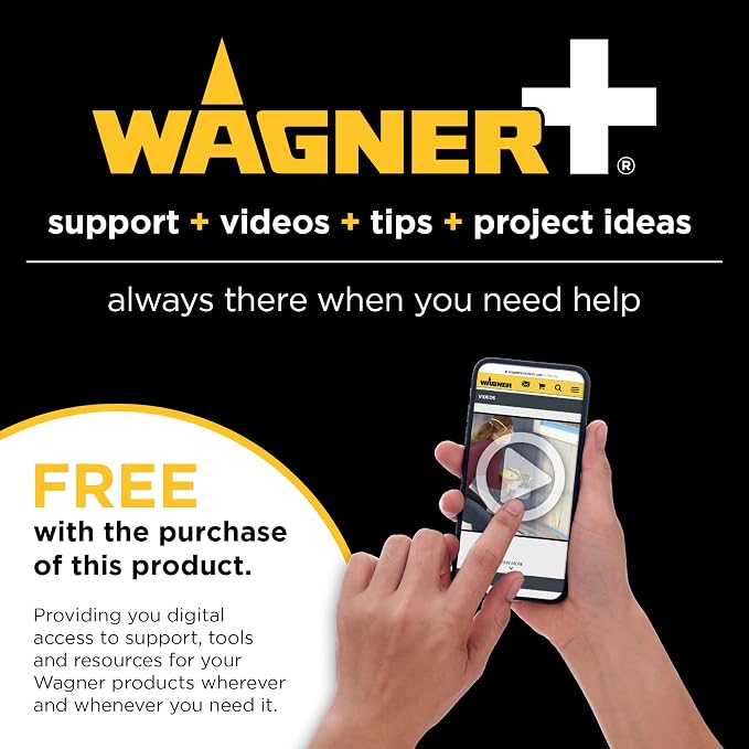 Wagner Spraytech 2419305 FLEXiO 575 Handheld HVLP Paint & Stain Sprayer, Sprays Most Unthinned Latex, Includes iSpray Nozzle, Complete Adjustability for All Needs, Lightweight Design