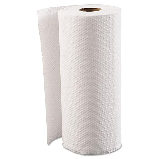 Boardwalk BWK6274 Perforated Paper Towel Rolls, 2-Ply, 11" x 9", White, 100 per Roll (Case of 30 Rolls)