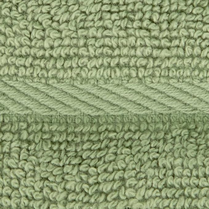 All-Clad Premium Solid Dish Cloth Set: Highly Absorbent, Super Soft - 100% Turkish Cotton Terry Looped, 13"x14" Dish Towels for Cleaning & Drying Dishes, Pans, Glassware, or Counters, 6-Pack, Fennel