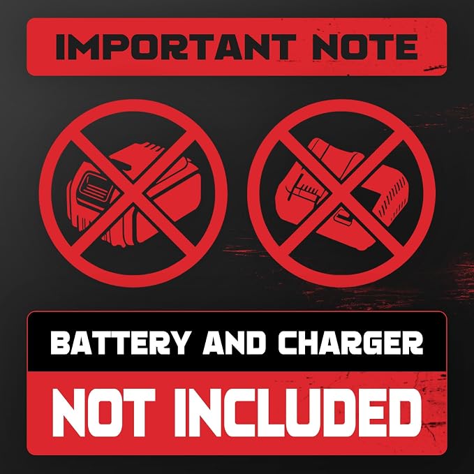 DIYtoolifz 150PSI Tire Inflator Portable Air Compressor: Cordless Air Pump Compatible with Milwaukee 18V Battery - Car Tire Pump with LCD Display & LED Light for Auto, Motorcycles (Tool Only)