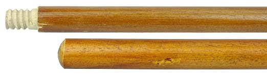 Weiler 44571 48" Hardwood Handle, Threaded Wood Tip, 15/16" Diameter, Made in The USA (Pack of 12)