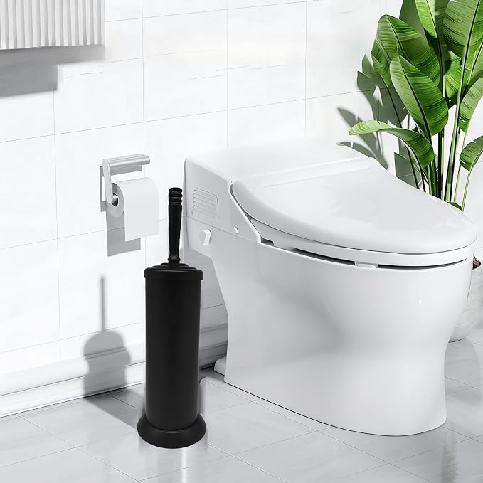 Matte BlackToilet Bowl Brush with Holder, Durable Bathroom Cleaning Tool, Modern Design for Easy Toilet Maintenance, Bathroom Cleaner Brush for Efficient Cleaning and Hygiene
