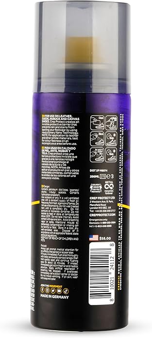 Crep Protect Shoe Protector Spray - Rain & Stain Waterproof Nano Protection for Sneaker, Leather, Nubuck, Suede & Canvas (Pack of 10)