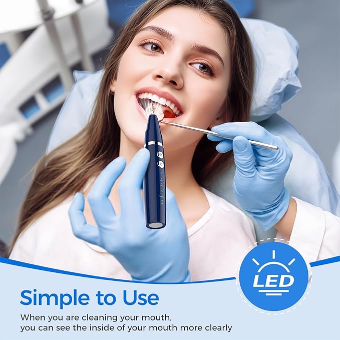 Plaque Remover for Teeth - Tartar Remover for Teeth, Dental Calculus Remover Teeth Cleaning Kit