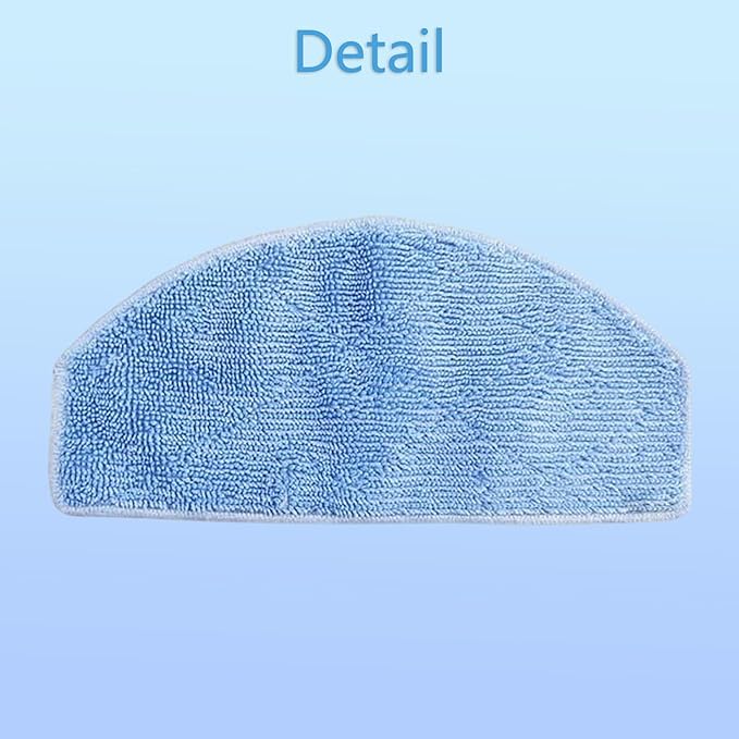 Replacement Parts for BPMIO B12 / B12 NEW Robot Vacuum Accessories 1 Main Brush 4 Side Brush 3 HEPA Filter 3 Mop Pad