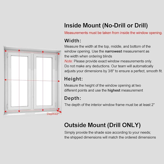 No Drill Cellular Shades, White Custom Size Cordless Light Filtering Pull Down Pleated Honeycomb Blind Thermal Insulated Easy Install for Indoor Window Bedroom Living Room Kitchen Door
