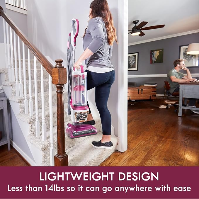 Kenmore DU5092 bagless Upright Vacuum Carpet Cleaner 2-Motor Power Suction with Hair Eliminator brushroll, pet Handi-Mate, 2L, Wine W/Lift-up Design | 2-Motor Power Suction, Hair Eliminator Brushroll, Pet Handi-Mate, 2L Capacity