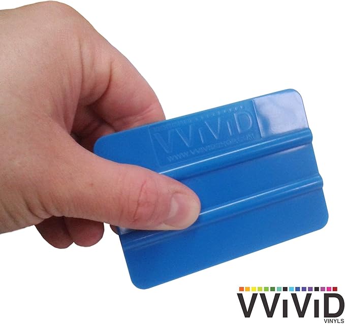 VViViD Blue Handheld Vinyl Wrap Applicator Squeegee (24 Pack)