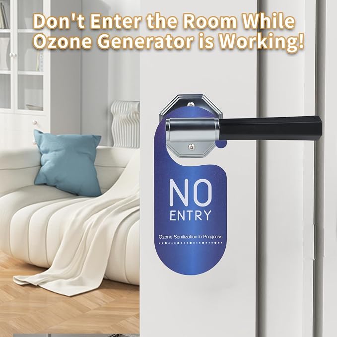 Ozone Generator 80,000mg/h, High Capacity Ozone Odor Eliminator Portable Ozonator for Home/Car/Pet/Basement Odor Suitable for Spaces up to 7,000 Square Feet