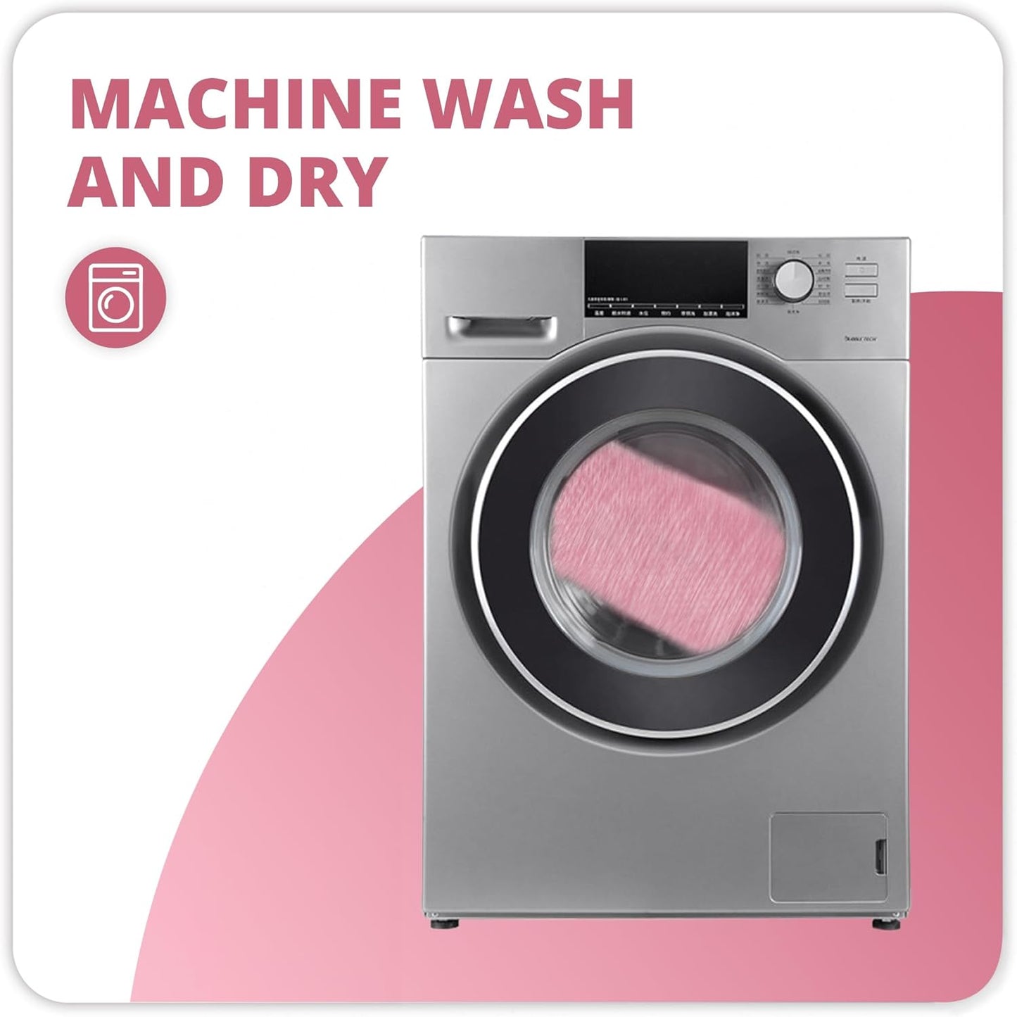 Bath Mat,Ultra Thin Bathroom Runner Rugs,Large Bath Mats for Bathroom,Quick Dry,Non-Slip,Machine Washable,Low Pile,Bath Rug,Shower Outside,Sink,Home Decor Accessories.Pink,1'5"x4'11"(17x59inch)