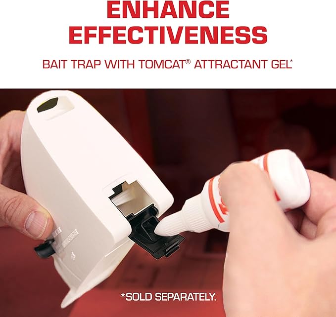 Tomcat Kill & Contain Mouse Trap,Never See a Dead Rodent Again,2 Traps,(Pack of 4)