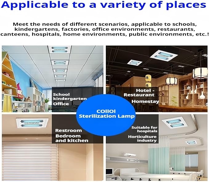 72W UV Light Sanitizer, Ultraviolet Lamp with Remote Control Portable Ultraviolet Light Sanitizer UVC Home Disinfection Device for Home, Room & Kitchen, Ultraviolet Light with 3 Speed Timings