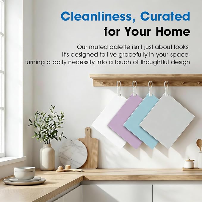 Cleaning Pads Variety Pack, Micro-Abrasive Cloth-Style Foam, 7x8 & 10x10 in, 10 Count