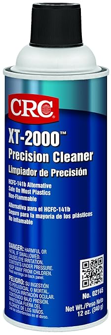 CRC XT-2000 Liquid Precision Cleaner, 12 oz Aerosol Can, Clear
