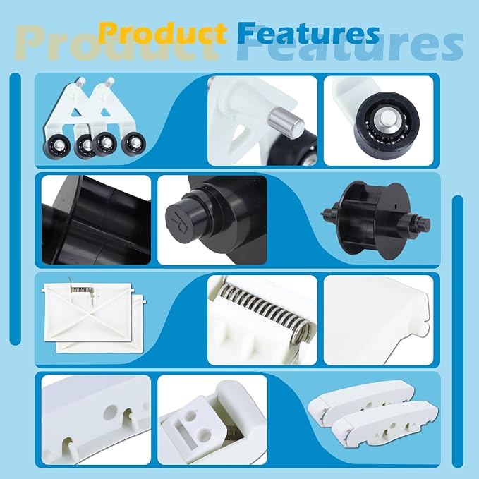 Kefly AXV417WHP Pool Cleaner Pod Swing Kit & AXV621DAT Pool Vac A-Frame/Turbine Kit Compatible with Hayward Navigator Arneson Pool Vac Plus Pool Vac Ultra Pool Cleaners