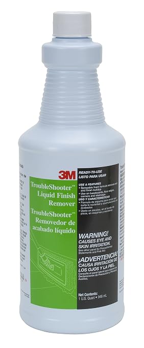 3M TroubleShooter Liquid Finish Remover, Quart