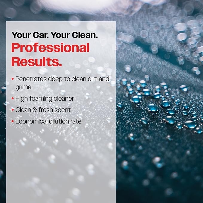 Malco Prizm Car Wash – Hard-Working, High-Foaming Automotive Cleaner/Formulated to Remove Soils and Rinse Away Cleanly/Excellent Cleaning Performance and Value / 1 Gallon (123201)