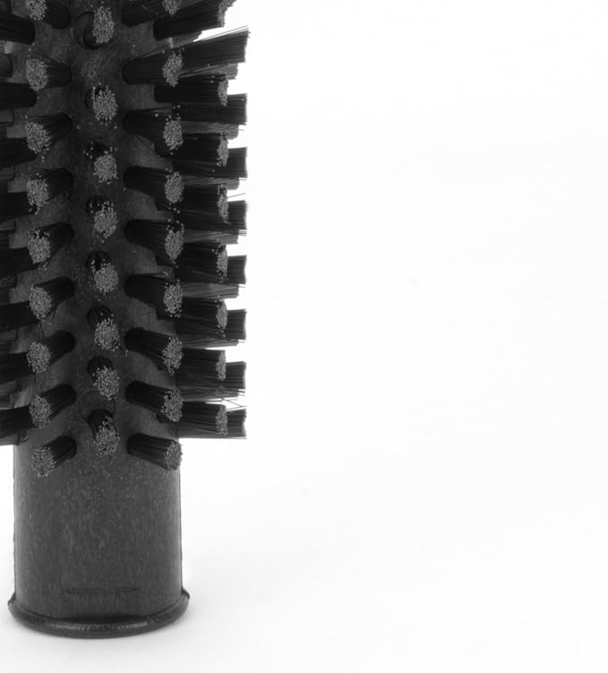 SPARTA Multi-Purpose Valve Brush Pipe Brush, Round Brush with Polyester Bristles, Color Coded for Commercial Cleaning, Kitchen, Restaurant, Bathroom, Plastic, 5.7 X 2 X 5.7 Inches, Black