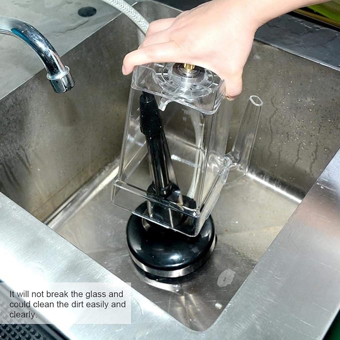 Professional Pitcher Rinser | Portable Glass Blender | Rinser | Metal Glass Rinser, Suit for Bar Coffee Restaurant Home Kitchen