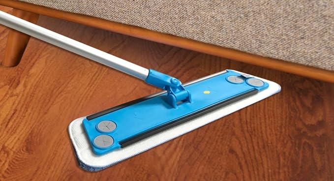 Microfiber Swivel Household Mop Kit with Two Pads