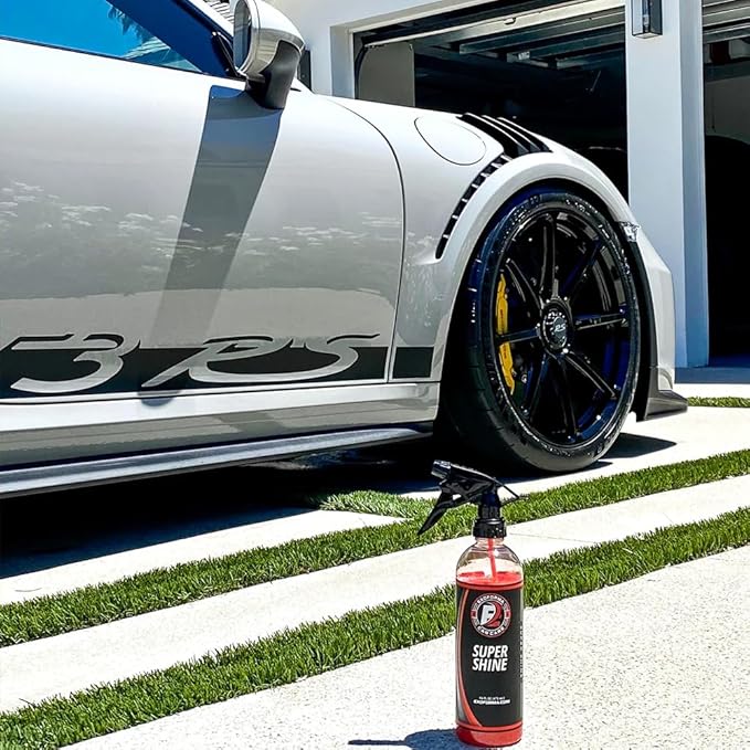 ExoForma Super Shine - High Gloss & Quick Shine Spray for Cars - Car Care Products - Cleaning Spray & Quick Gloss Finish - Easy & Quick to Apply, 128 oz