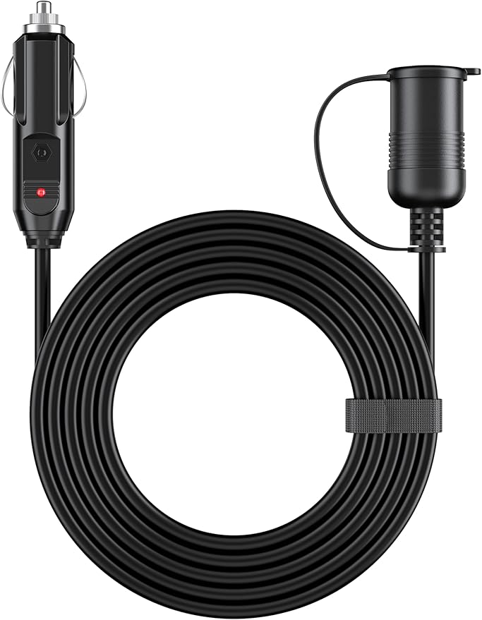 AstroAI Handheld Car Vacuum Cordless with Accessories, Portable Vacuum Cleaner with 12V DC Power and AC to DC Converter 10A/110V to12V Converter and 12Ft/12V Cigarette Lighter Extension Cord