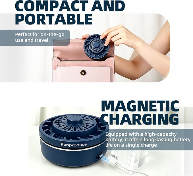 Cleaner, Portable Food Cleaner for Removing Surface Impurities, Wax & Grime, 10-Minute Automatic Cleaning, IPX7 Waterproof. Applicable to Fruits, Meat, Veggies and Grains.