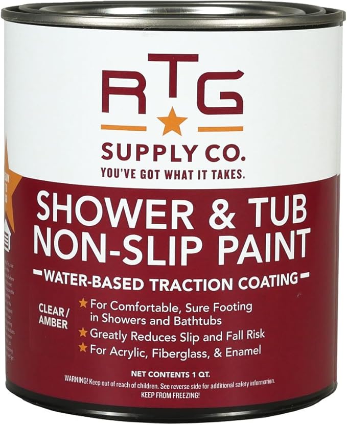 RTG Shower & Tub Non-Slip Paint (Quart, Clear/Amber)