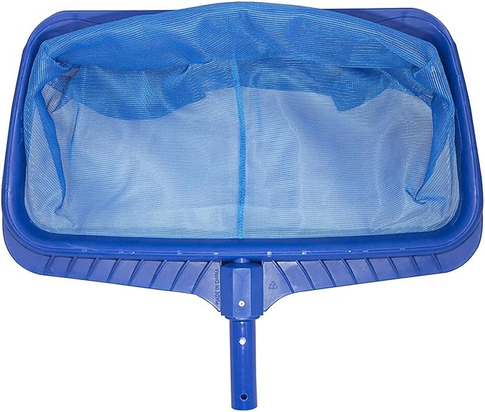 Pool Leaf Skimmer Net Heavy Duty 20 Inch Deep Bag Fine Mesh for Pool Cleaning