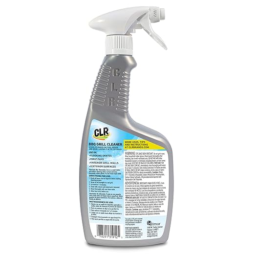 CLR Clean & Ready Grill, BBQ Grill Cleaner, 26 Ounce Spray Bottle, PB-BBQ-26