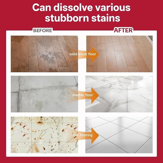1 L Floor Cleaning Solution Rose Scent, Compatible with Roborock/Shark/Bissell/Swiffer/IRobot/Eufy Quick Drying Without Residue Suitable for All Robot Vacuums and Wet Dry Dual-Use Vacuum Cleaners