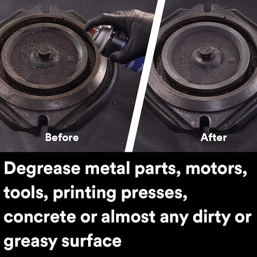 3M Industrial Cleaner and Degreaser, Citrus Base, Net Wt 18.5 oz, Removes Sticky Residue, Dirt, Grease, Grime, Tar, Oil and Ink in Seconds, Non-Corrosive