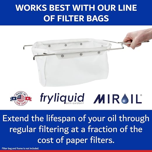3 x 1 Liter Bottle FryLiquid by MirOil, Antioxidant & Removes Unhealthy Fats, Prevents Breakdown, Vitamin Therapy & Extends Deep Fryer Oil Life for Donut Shops, Restaurants, Food Trucks & Food Service