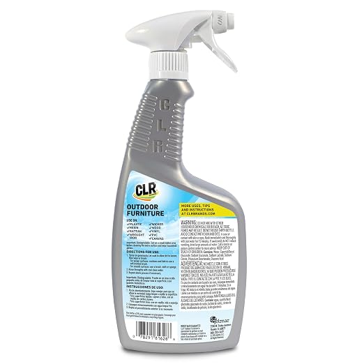 CLR Grill Cleaner and Degreaser Plus Outdoor Furniture Cleaner Bundle; VOC-free; 2-Pack of 26 Ounce Sprays