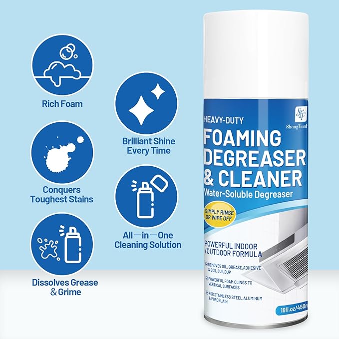 Heavy-Duty Oven/Grill/Microwave oven Cleaner-(17 FL Oz,pack of 2 -Removes tough baking grease and food spills from the surface safely